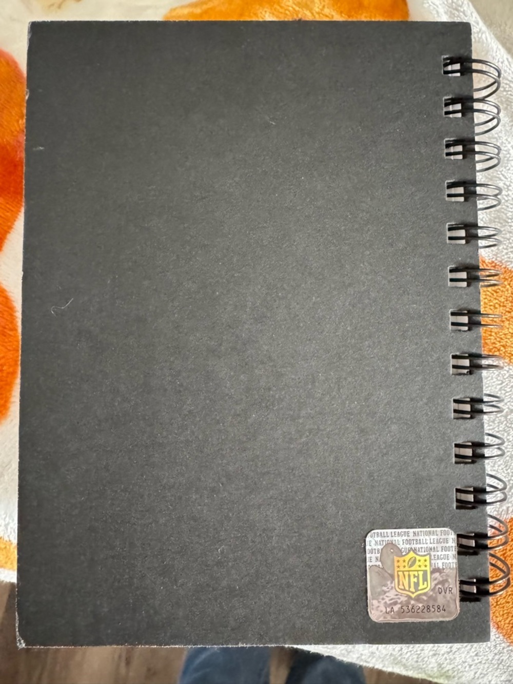 FedEx NFL Football-Texture Spiral Notebook - Brown- mini notebook, like new - Picture 6 of 6